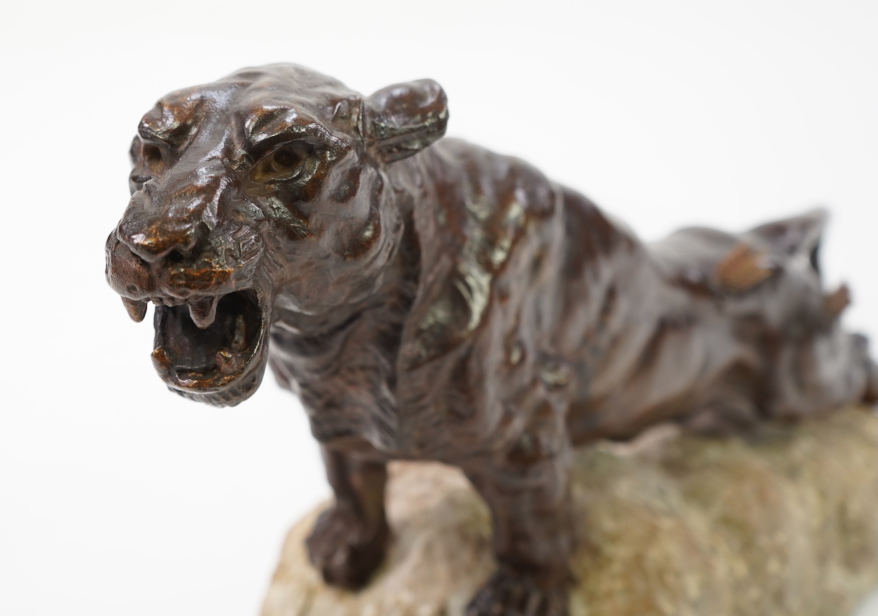 After Thomas François Cartier (French, 1879-1943): 'Wounded Lioness'